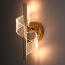 CCT Changeable LED Spiral Modern Wall Sconce Light