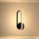 Orbit Ellipse Cool White Ambient LED Sconce Wall Light
