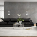 Orbit Ellipse Cool White Ambient LED Sconce Wall Light