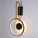 3 CCT Black & Gold Dual Radiance Orbital LED Wall Light