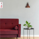 Old Brown Metal Dome Wall Light E27 Fitting