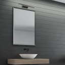 Contemporary Black LED Light for Picture Frames & Bathroom Sanity Mirrors