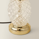 Gold Touch Table Lamp with Black Shade