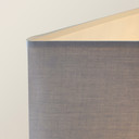 3 Shelf Corner Floor Lamp with Grey Shade