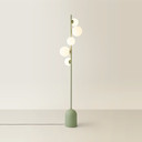 5-Way Sage Green Floor Lamp