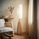 Rattan Midi Floor Lamp