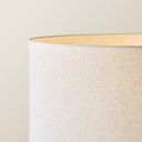 Black Wooden Tripod Floor Lamp with Table