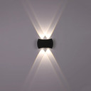 Black Up Down Outdoor Modern LED Wall Light 4000K