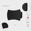Black Up Down Outdoor Modern LED Wall Light 4000K