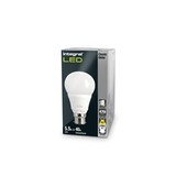 Integral Classic Frosted Bulb 5.5W (50W) 2700K 470lm B22 Dimmable 240 deg Beam Angle