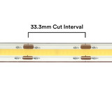 Aon LED COB Tape 10W Single Colour 48v 6000K Cool White - IP65