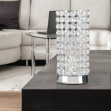 Ducy Chrome Cylinder Touch Table Lamp