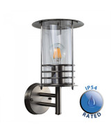 Cornwall Stainless Steel Outdoor Wall Lantern