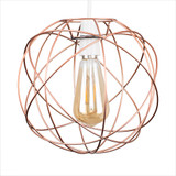 Rutherford Atom Copper Painted NE Pendant