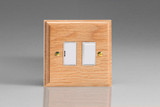 Varilight Oak Kilnwood 13A Switched Fused Spur