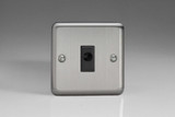 Varilight Matt Chrome 16A Flex Outlet Plate