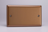 Varilight Brushed Bronze Blank Plate