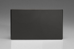Varilight Premium Black Screwless Blank Plate
