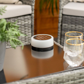 IP65 Set of 2 LED Multifunction Decking and Tabletop Solar Lights