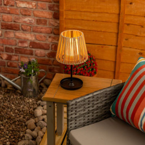 IP44 Rattan LED Solar Table Lamp IP44 Rattan LED Solar Table Lamp