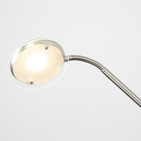 Dawson Father & Son Floor Lamp in Satin Nickel Dawson Father & Son Floor Lamp in Satin Nickel