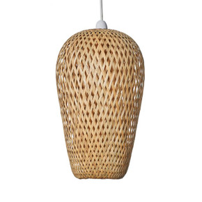 Malay Pendant Shade in Natural Bamboo