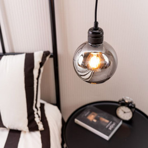 Bellamy Pendant Shade Small Globe in Smoked Glass