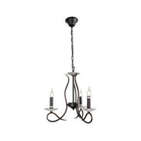 LuxAura Candle Vintage Rustic Black French Chandelier Ceiling Light LuxAura Candle Vintage Rustic Black French Chandelier Ceiling Light