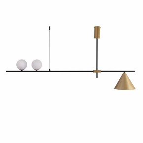 Nordic Modern Island Chandelier Ceiling Light G9 and E27 Gold Funnel Opal Globe - Gold Nordic Modern Island Chandelier Ceiling Light G9 and E27 Gold Funnel Opal Globe - Gold