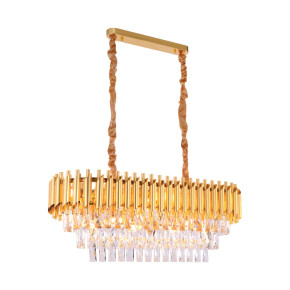 Orbit Glow Design Tiered Crystal Modern Chandelier Ceiling Light - Gold Orbit Glow Design Tiered Crystal Modern Chandelier Ceiling Light - Gold