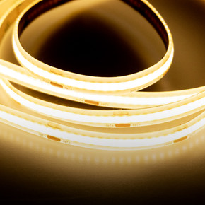 Aon Single Colour 12V COB 8W Warm White 3000K LED Strip Lights