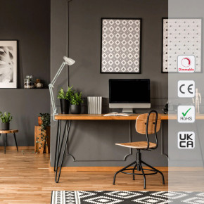 Modern Swing Arm Dimmable LED Desk Lamp Modern Swing Arm Dimmable LED Desk Lamp