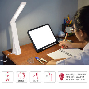 Modern Minimalist Bedside Folding LED Desk Lamp Modern Minimalist Bedside Folding LED Desk Lamp