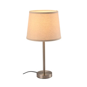 Nickel Flaxen Minimalist Table Lamp Nickel Flaxen Minimalist Table Lamp