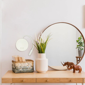 Gooseneck Reading Nook Ambient Bedside LED Wall Light