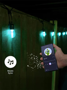 Set of 15 IP65 Connectable RGB LED Festoon Lights