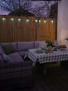 Set of 15 IP65 Connectable RGB LED Festoon Lights