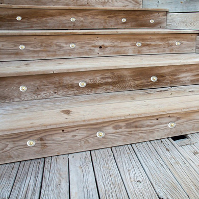 NeoDeck Warm White IP67 LED Decking Lights, 15mm Decking-Plinth-Stair 0.4W/LED