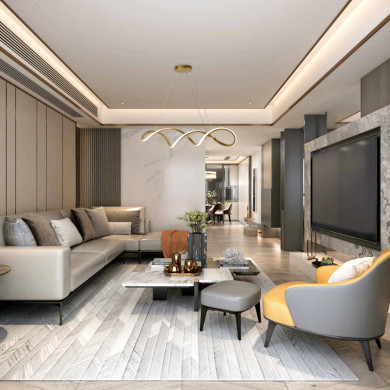 Elegant Infinity LED Indoor Pendant Light