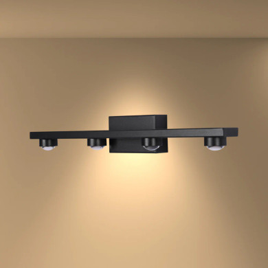 Freja Black Nordic LED Mirror Wall Light