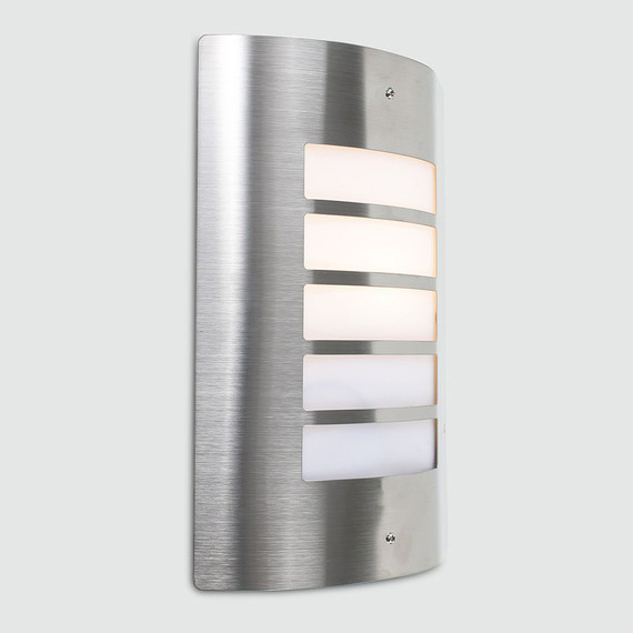 Medlock Stainless Steel Wall Light With No Bulb