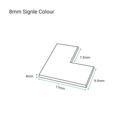 Aon Solder Free Corner "Strip To Strip" Connectors (5 Pack)