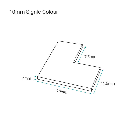 Aon Solder Free Corner "Strip To Strip" Connectors (5 Pack)