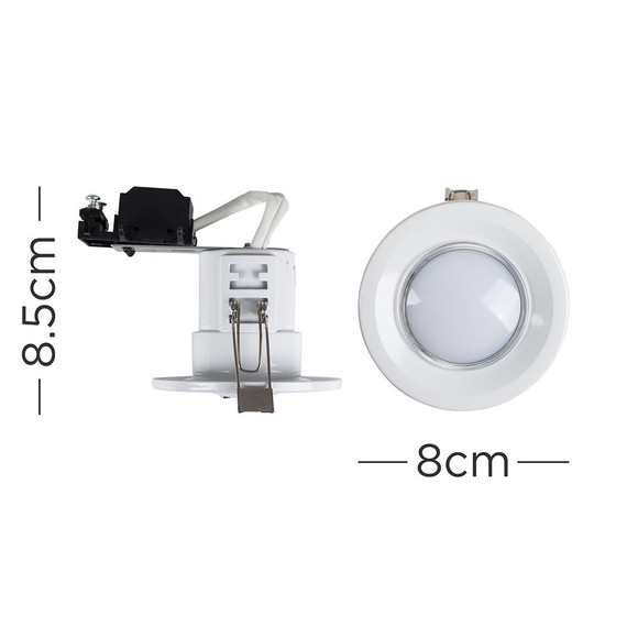 Fire Rated Downlight in White
