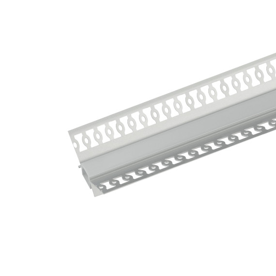 SlimPro Plaster-In Inner Corner Aluminium Profile 1m Option, Diffusers Available