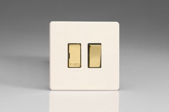 Varilight Primed Screwless 13A Switched Fused Spur