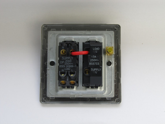 Varilight Primed Screwless 13A Switched Fused Spur (SKU: MS-VAR-XDY6VDS/NVDS.PD)