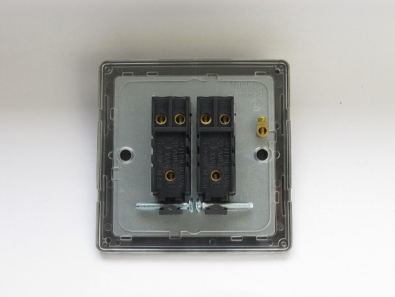 Varilight Primed Screwless 10A 1 or 2-Way Rocker Switch (1-4 Gang) (SKU: MS-VAR-XDY1/2/3/9S.PD)