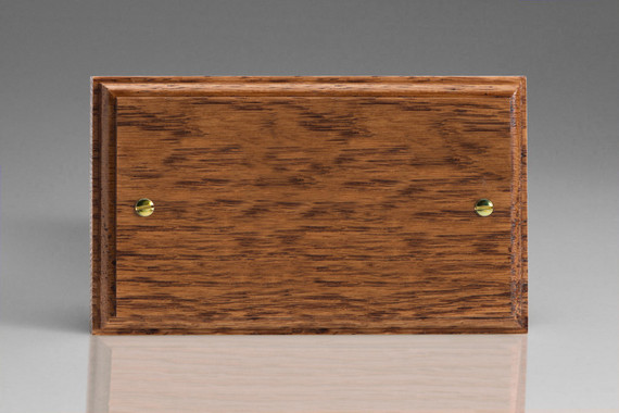Varilight Medium Oak Kilnwood Blank Plate