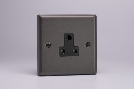 Varilight Graphite 21 Round Pin Socket (2A & 5A) Varilight Graphite 21 Round Pin Socket (2A & 5A)